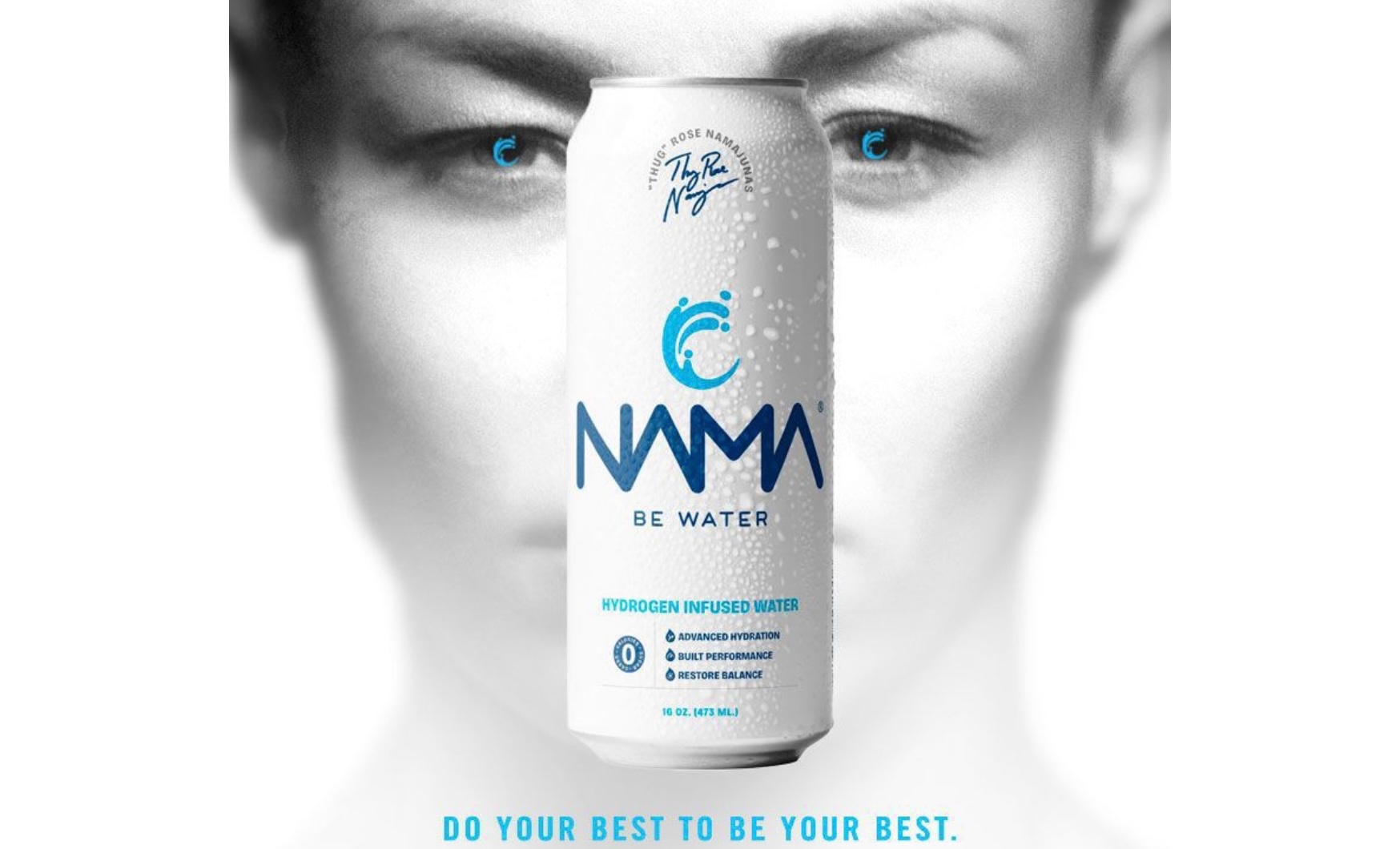 Rose Namajunas and her Hydrogen Water brand